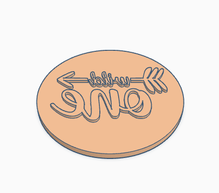 Wild One v1 Embosser 70mm 2.76 inch - 3D Printing STL File Only