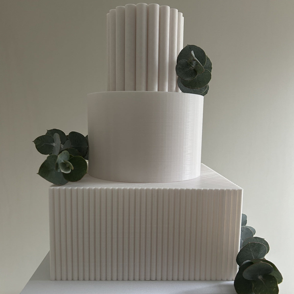 Tiered cake display using Little Village Creators cake separators